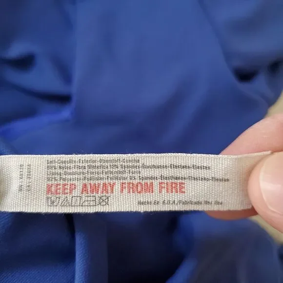 🔆 FREE PEOPLE 🔆 'Truth or Square' Long Sleeve Bodysuit - [Small in Blue] - Picture 15 of 16